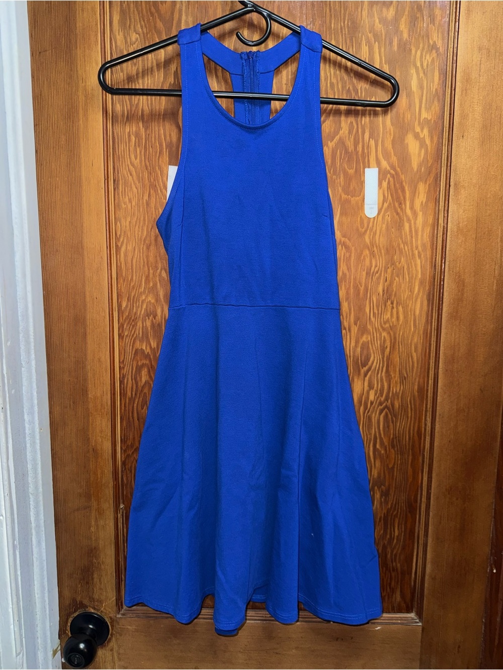 The Vanity Room Royal Blue Sleeveless A-Line Mini Dress